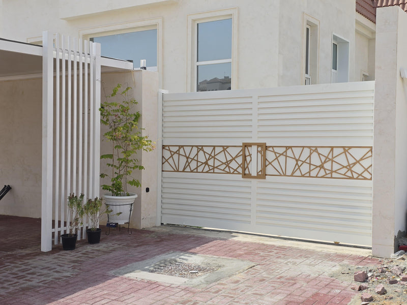 Modern Aluminum Sliding Gate